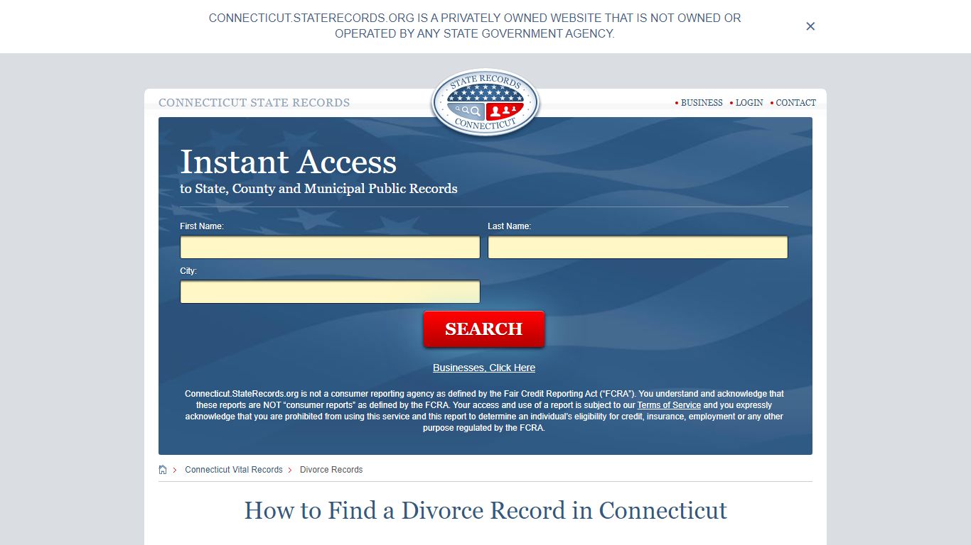 How to Find a Divorce Record in Connecticut - Connecticut State Records